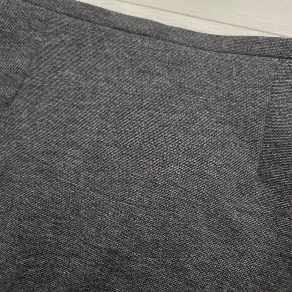 Emma James Knit Gray Pencil Skirt Womens Small Elastic Waist Midi Length Stretch - Picture 2 of 5